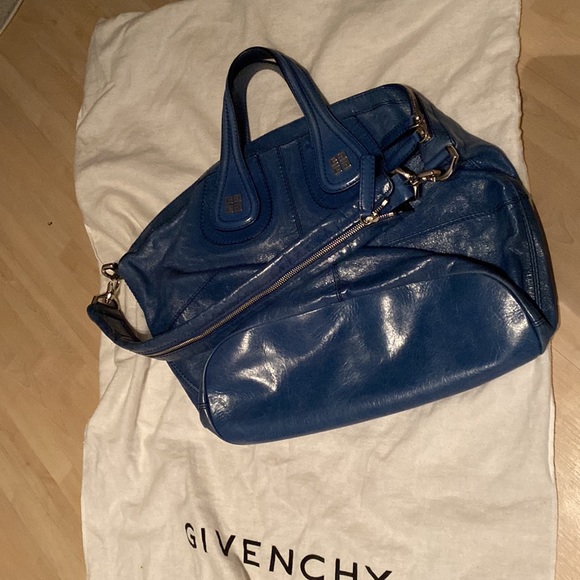 Givency Nightingale blue leather hobo bag - Picture 2 of 6